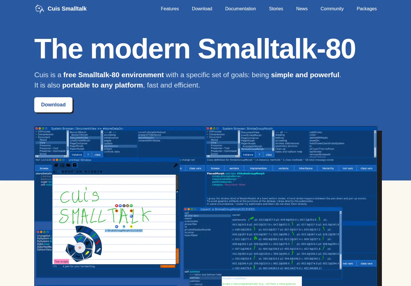 Screenshot of cuis.st