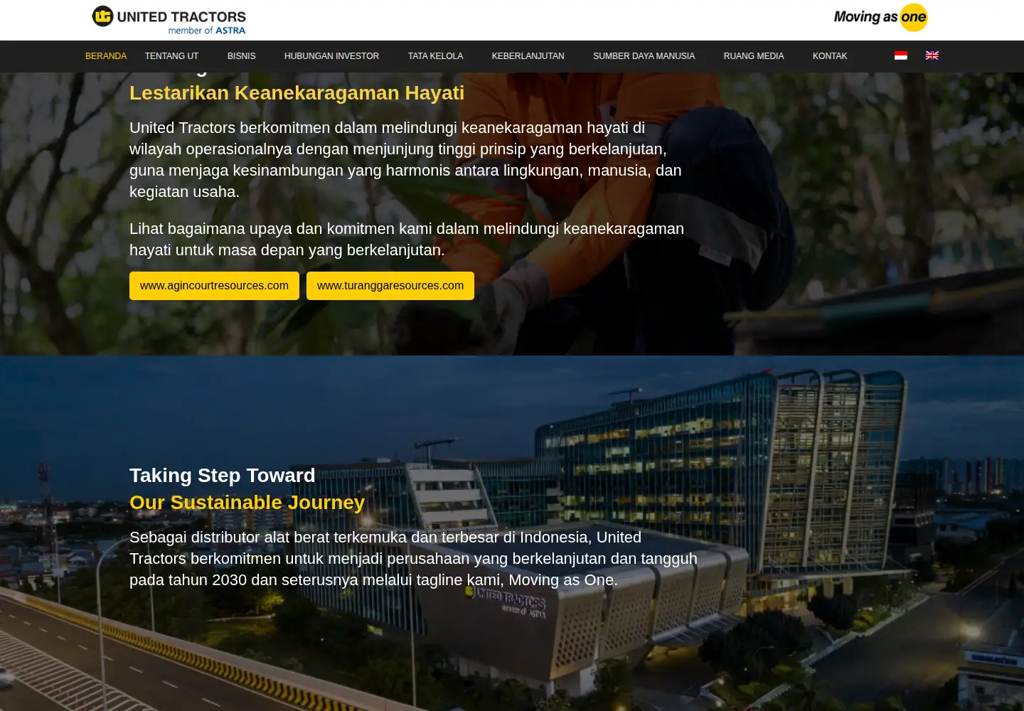 Screenshot of unitedtractors.com