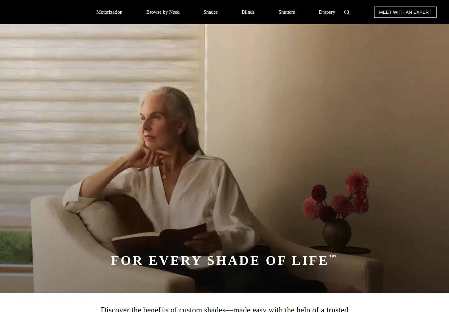 Screenshot of hunterdouglas.com