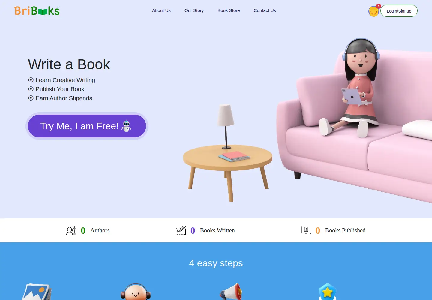 Screenshot of bribooks.com