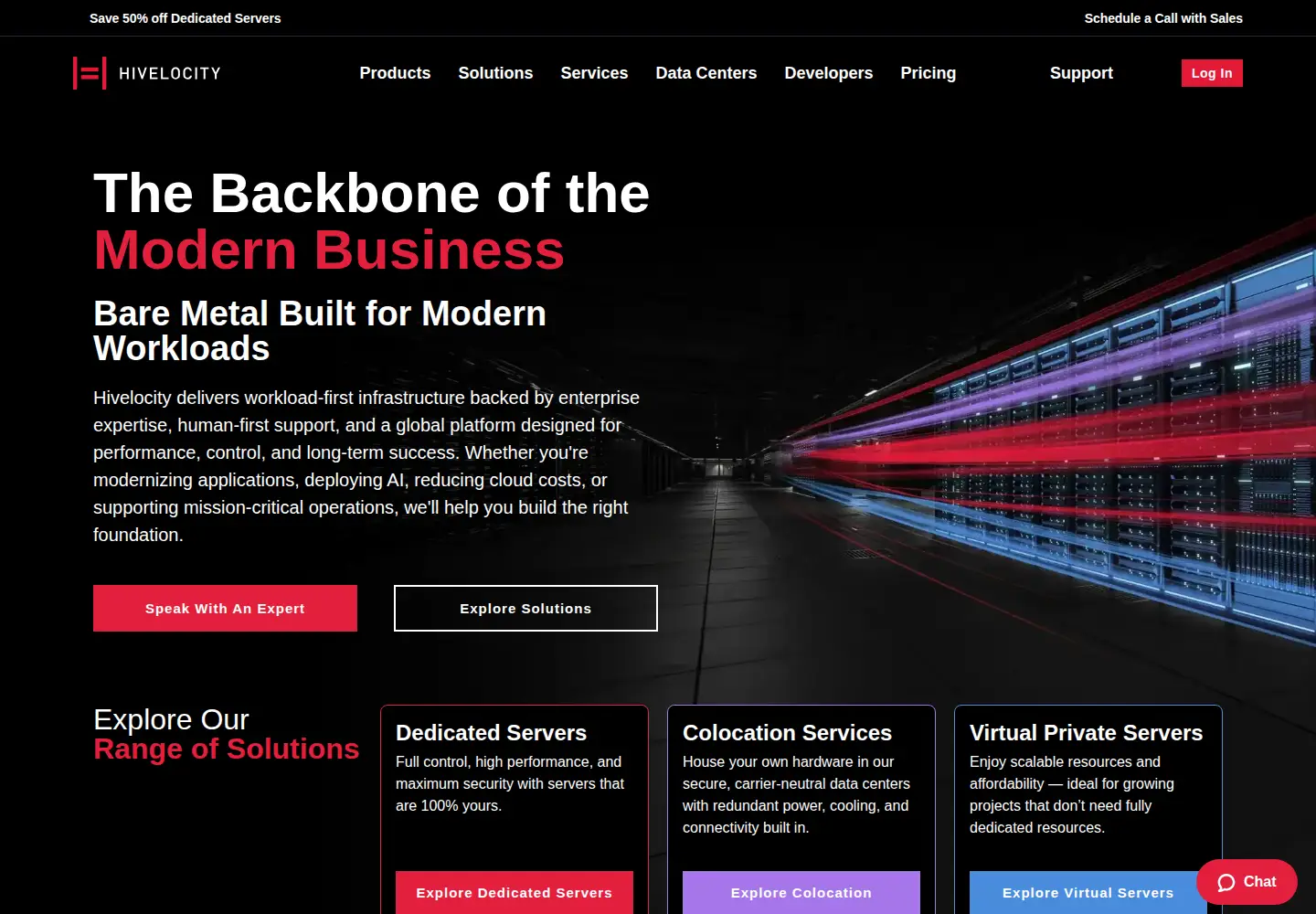 Screenshot of steadfast.net
