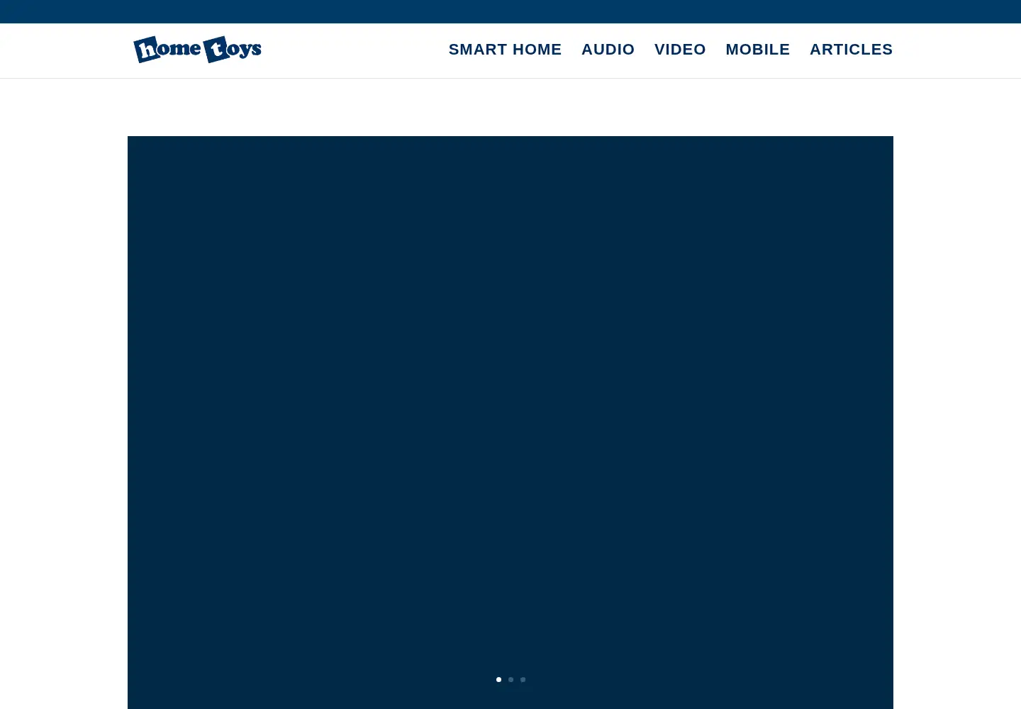 Captured homepage of hometoys.com in the current scan