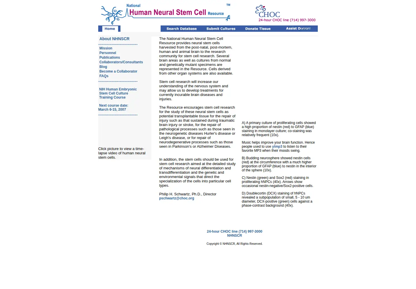 Screenshot of nhnscr.org