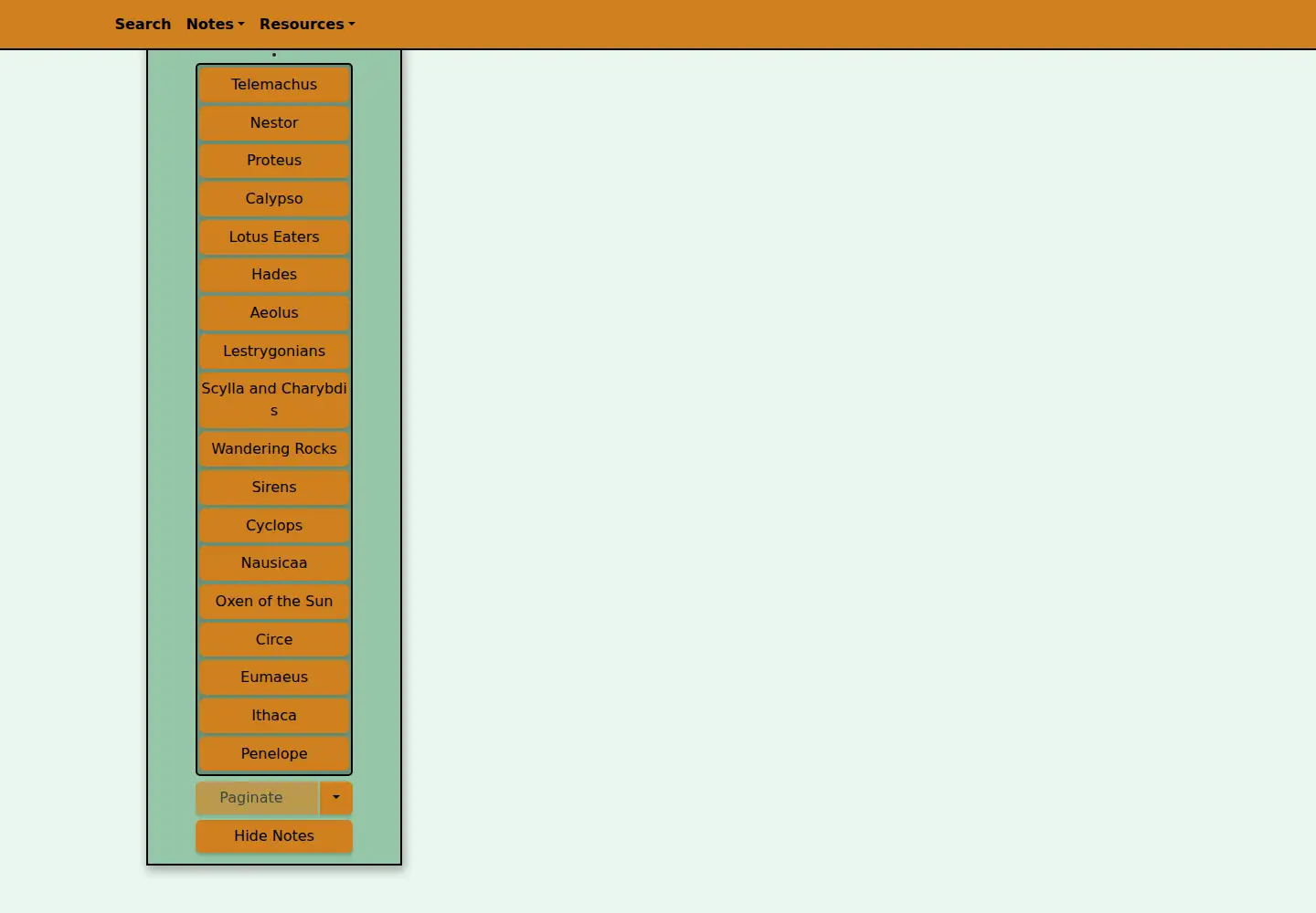Screenshot of joyceproject.com