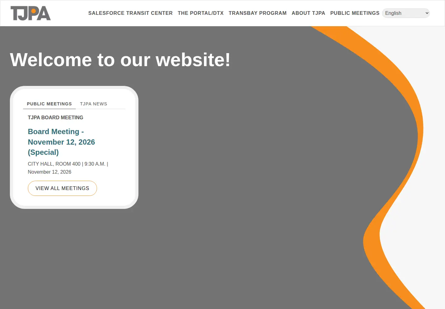 Screenshot of transbaycenter.org