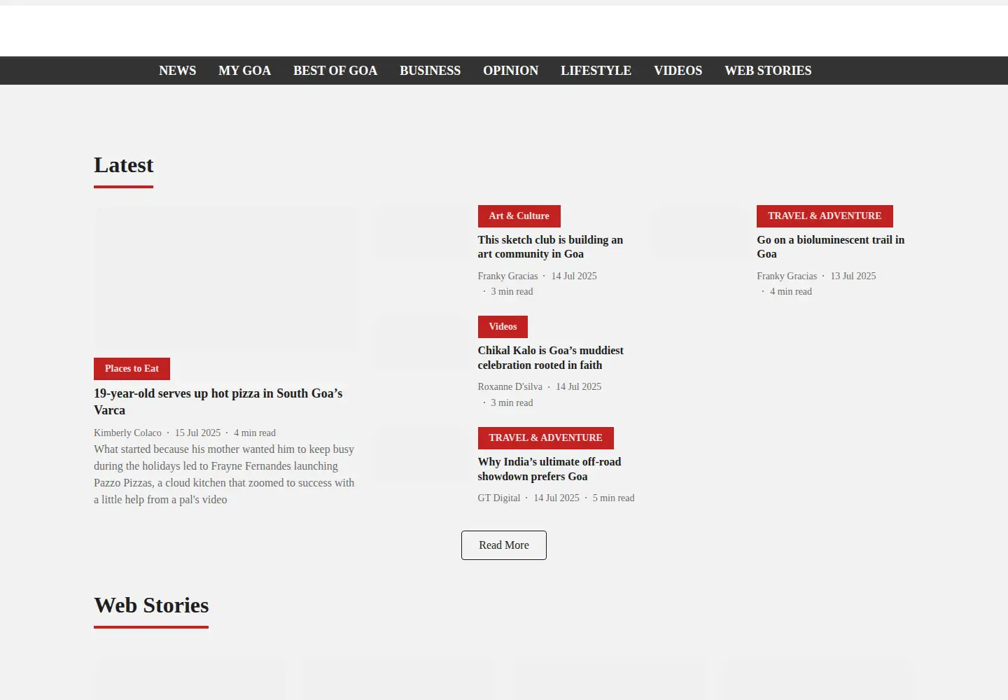Captured homepage of gomantaktimes.com in the current scan