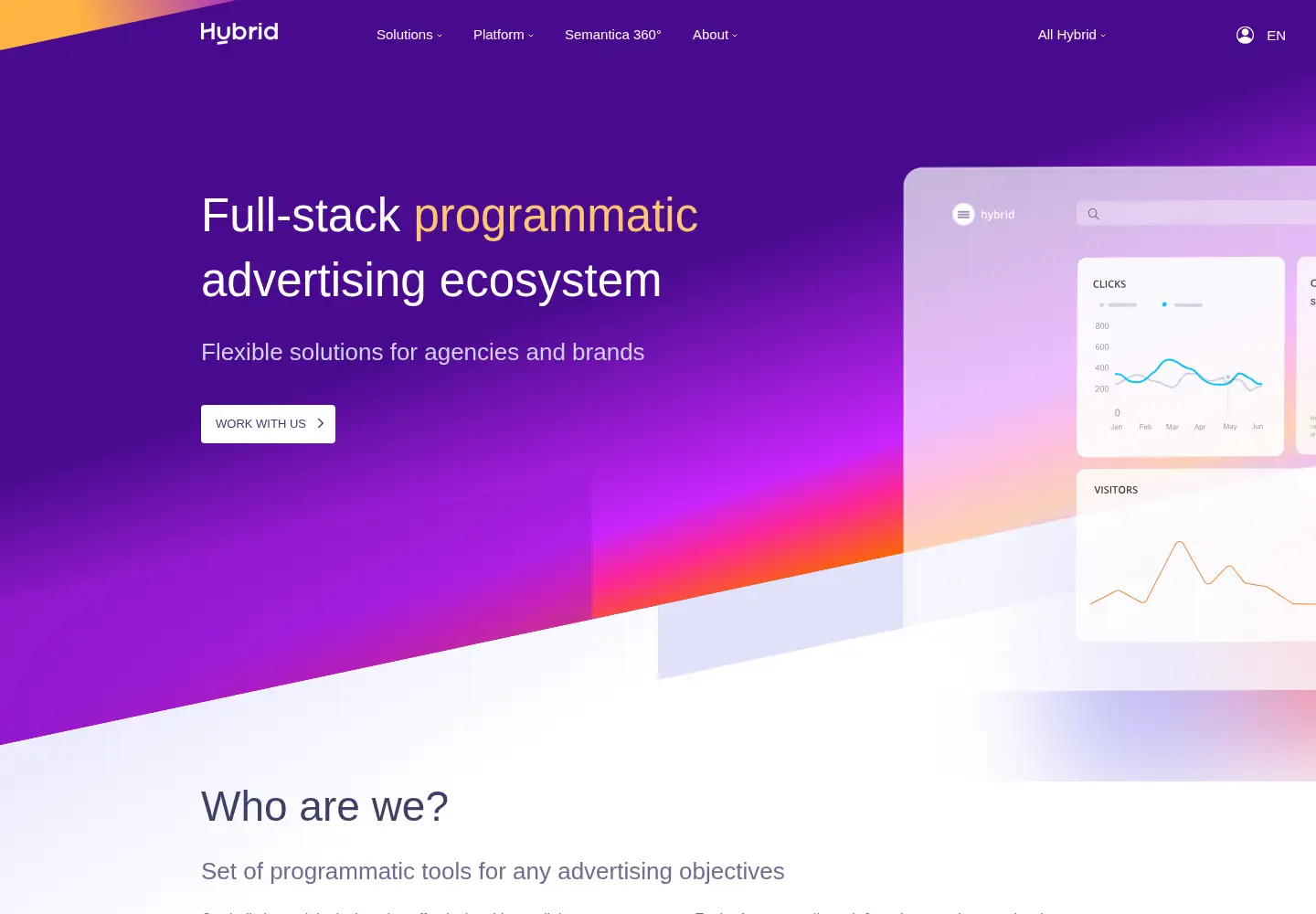 Screenshot of hybrid.ai