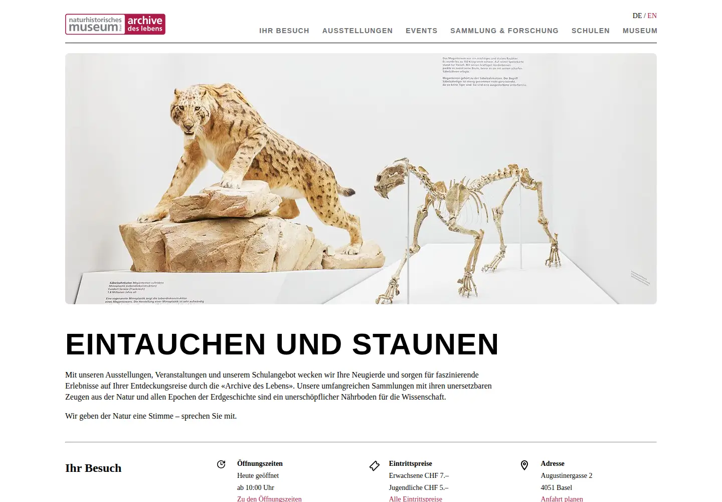 Screenshot of nmbs.ch