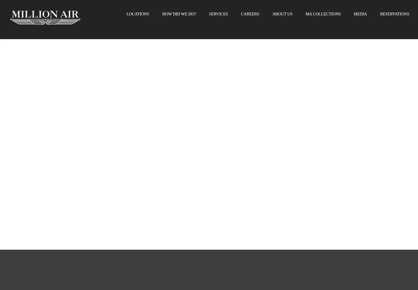 Captured homepage of millionair.com in the current scan
