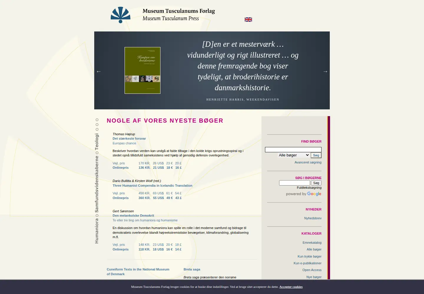 Screenshot of mtp.dk