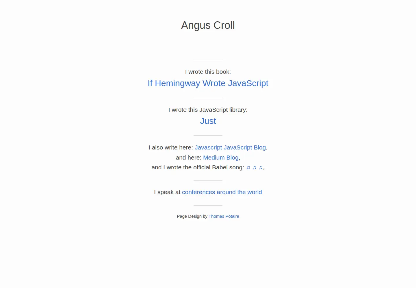 Screenshot of anguscroll.com