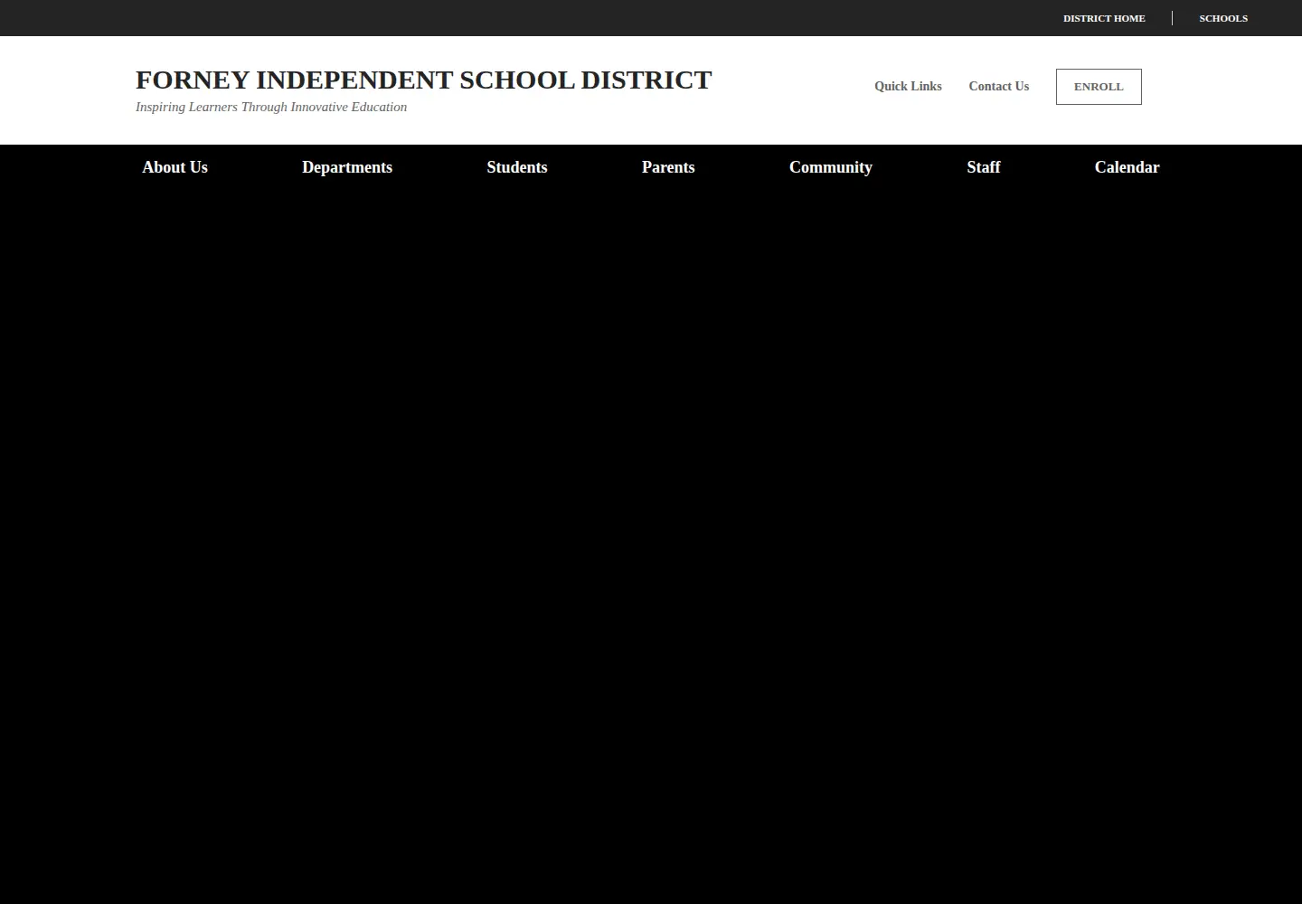 Screenshot of forneyisd.net
