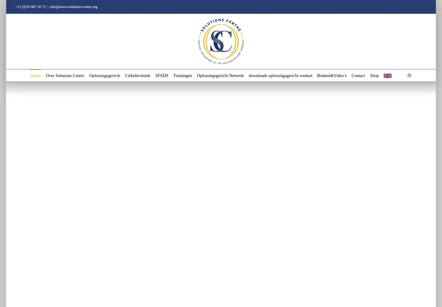 Screenshot of solutions-centre.org