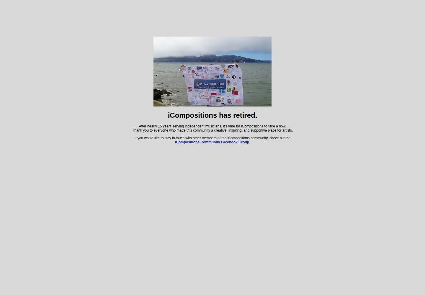 Screenshot of icompositions.com