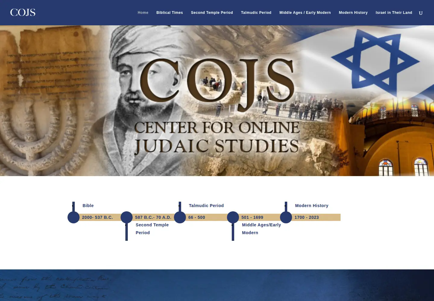 Screenshot of cojs.org