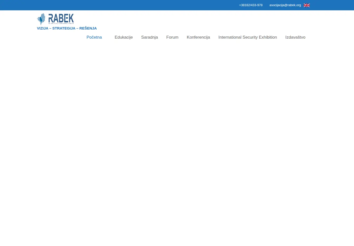 Screenshot of rabek.org