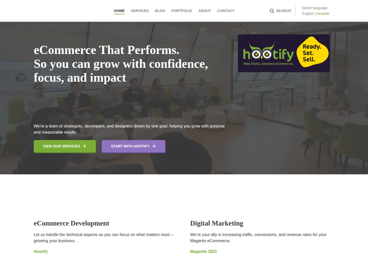 Captured homepage of inchoo.net in the current scan