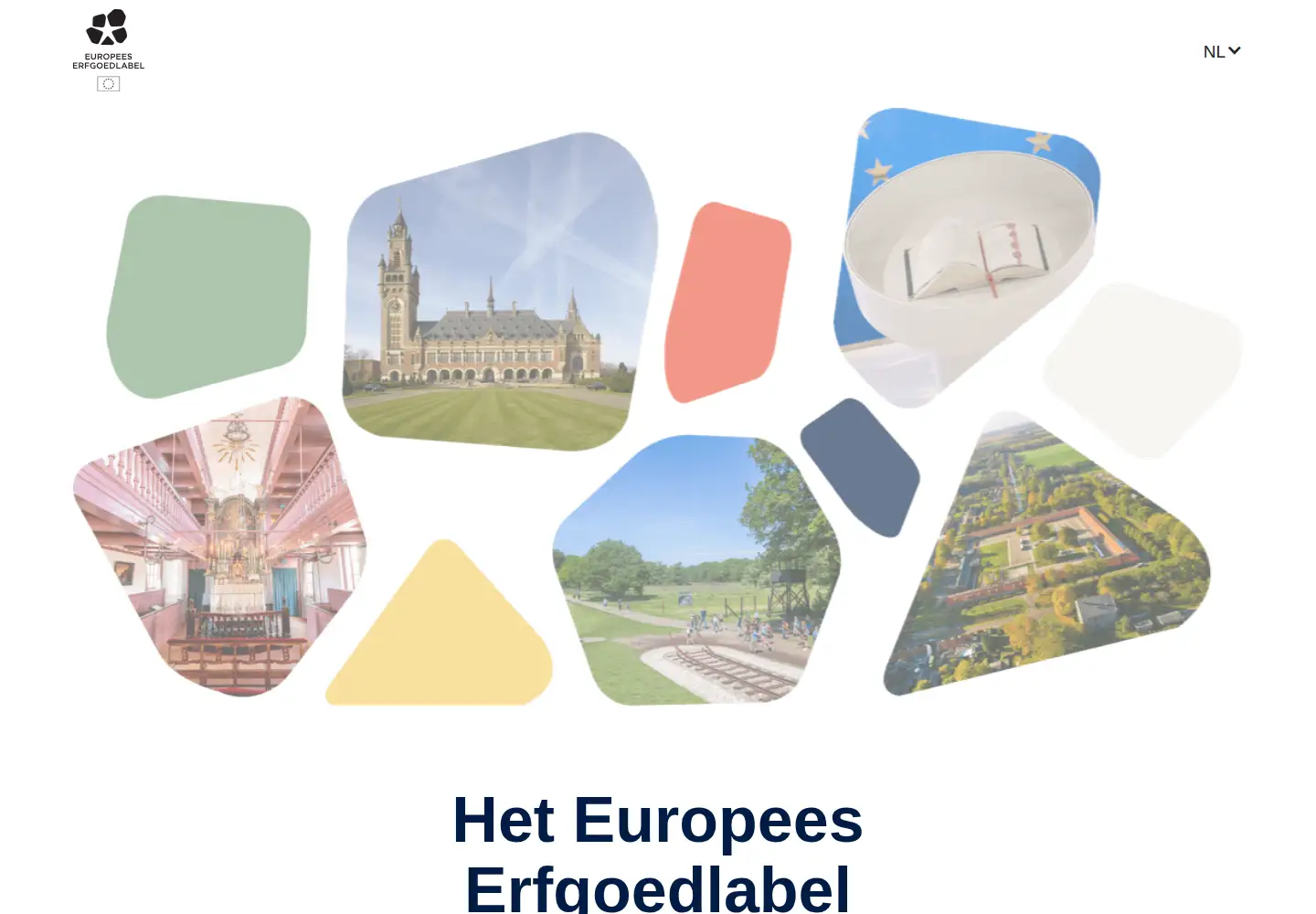 Screenshot of erfgoedlabel.eu