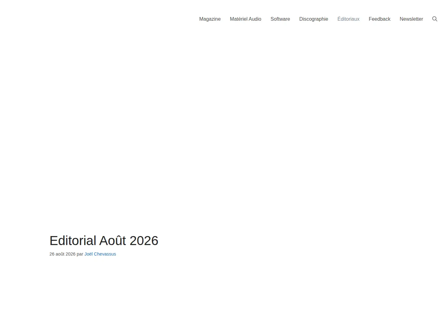 Screenshot of audiophile-magazine.com