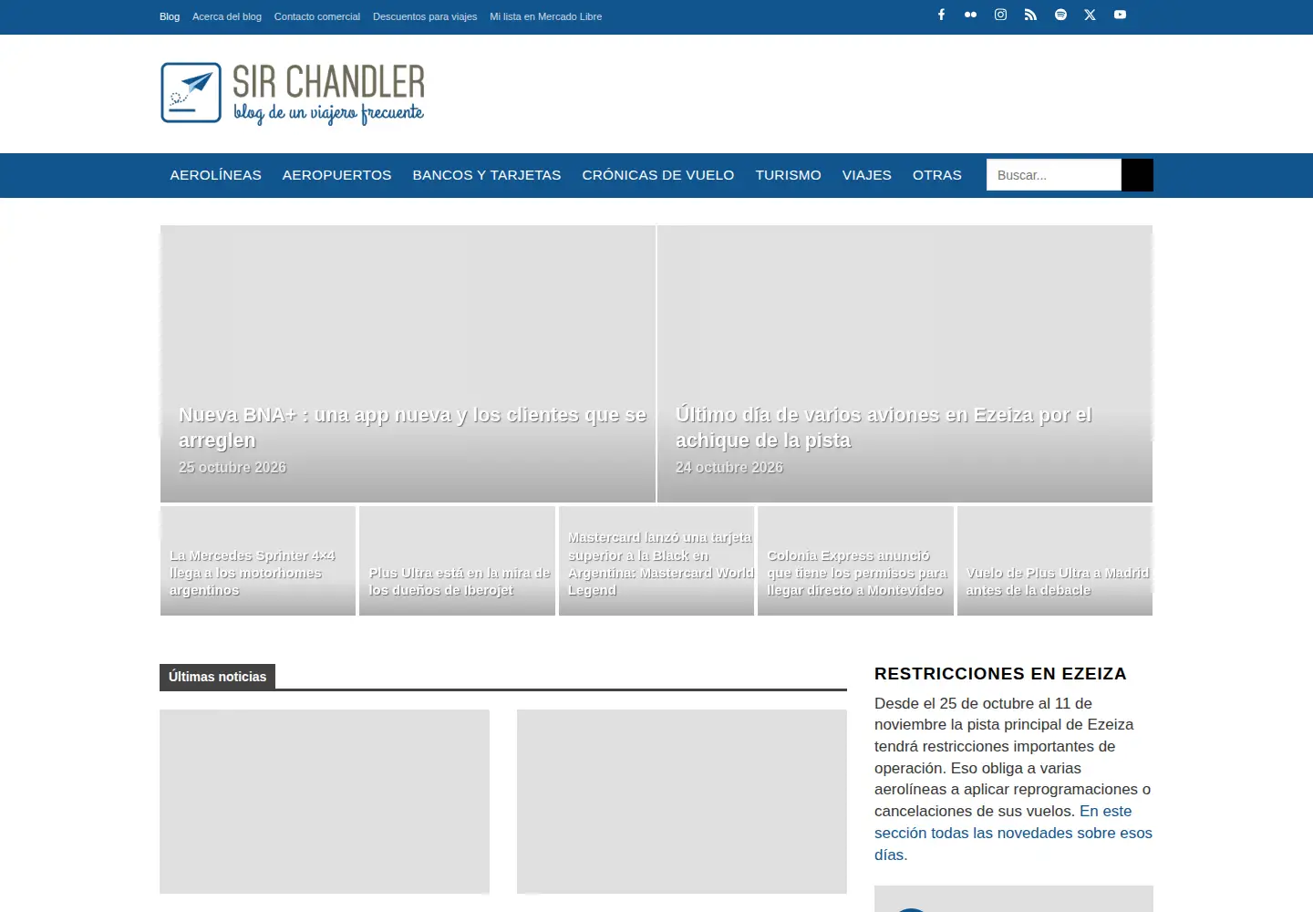 Screenshot of sirchandler.com.ar
