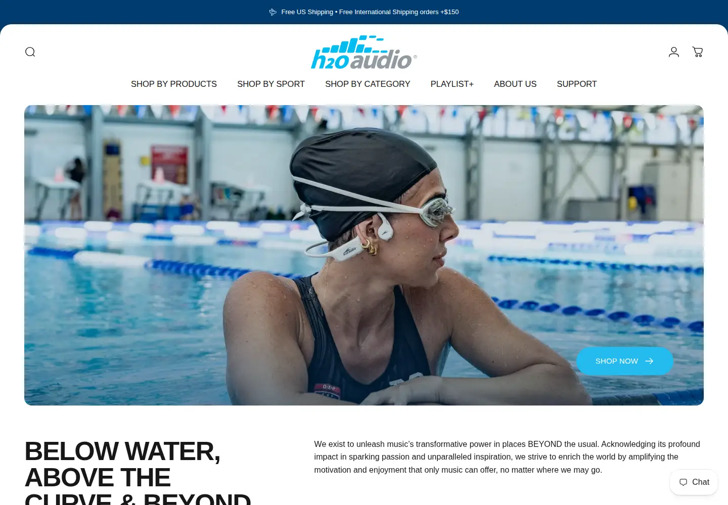 Screenshot of h2oaudio.com