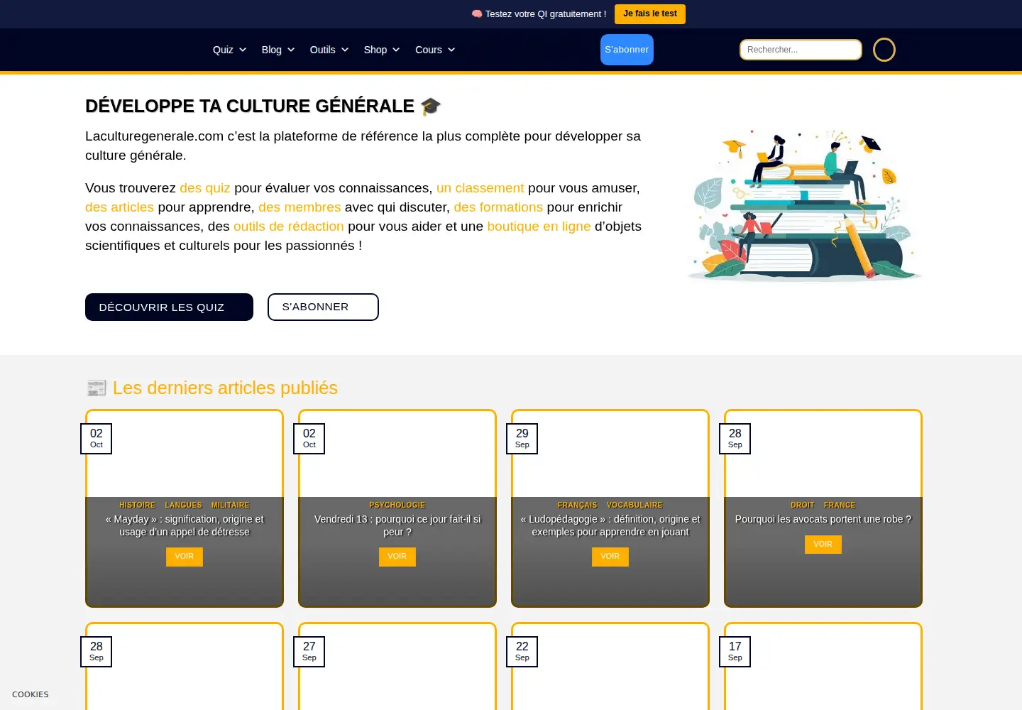 Screenshot of laculturegenerale.com