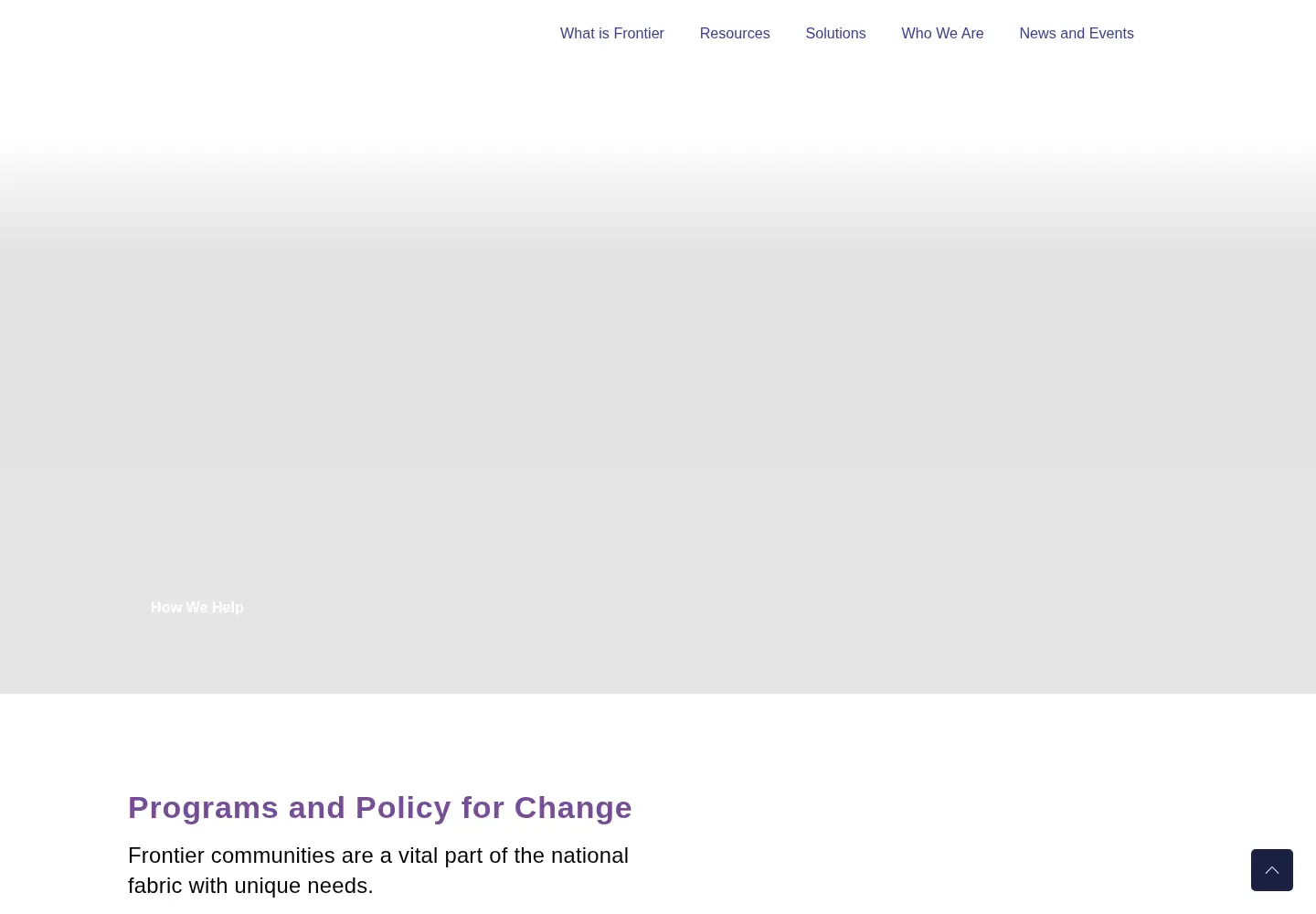 Screenshot of frontierus.org