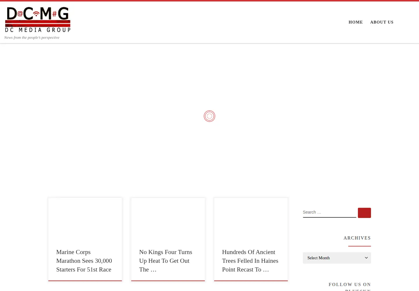 Screenshot of dcmediagroup.us