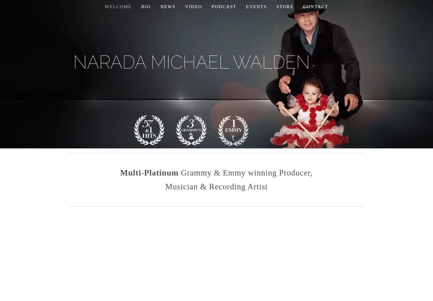 Screenshot of naradamichaelwalden.com