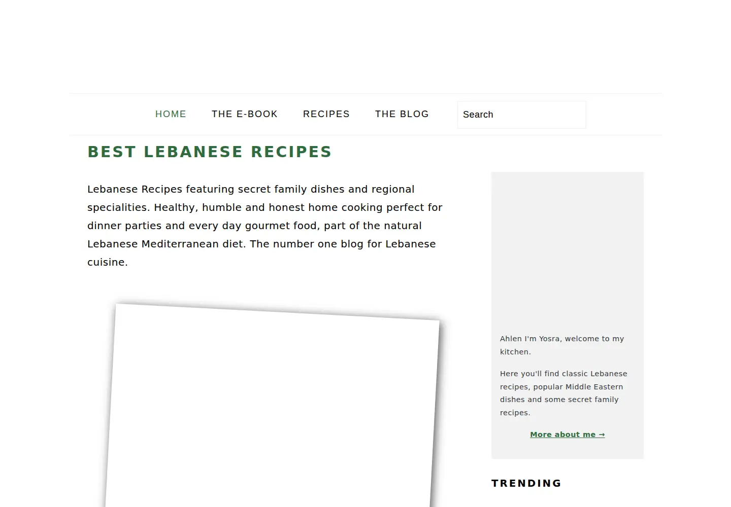 Screenshot of zaatarandzaytoun.com