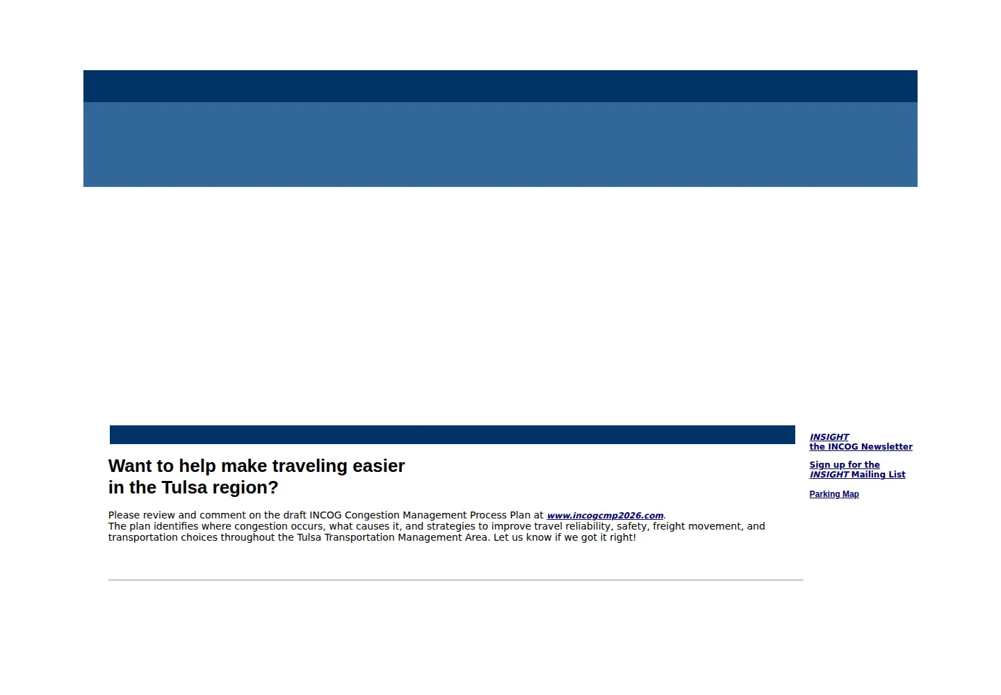 Screenshot of incog.org