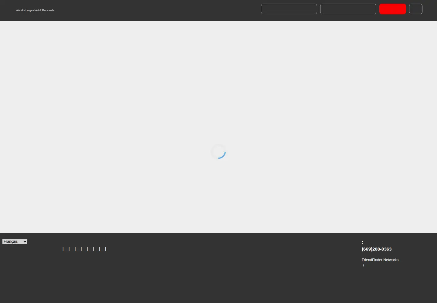 Screenshot of adultfriendfinder.com