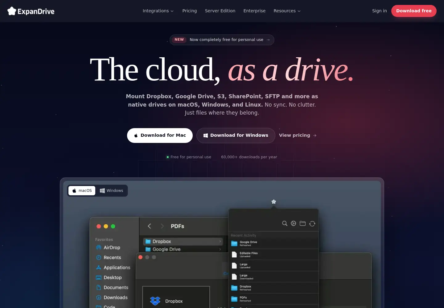 Screenshot of bingodisk.com