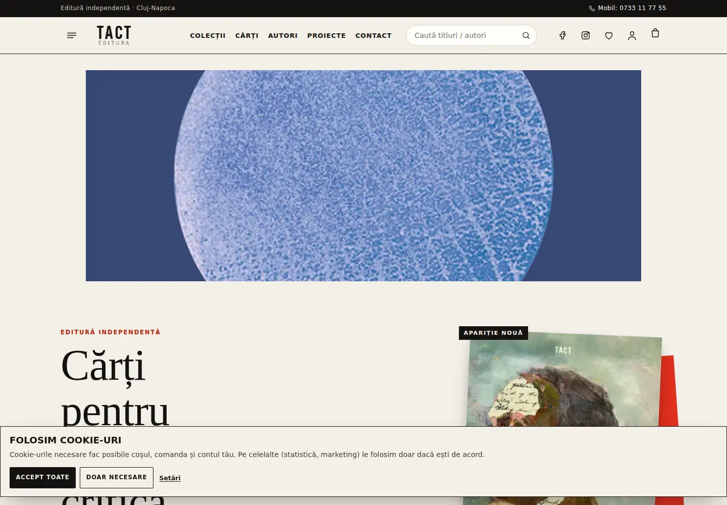 Screenshot of edituratact.ro