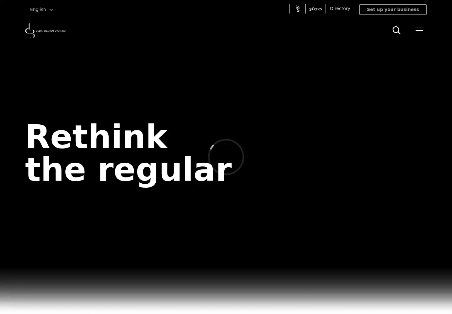 Screenshot of dubaidesigndistrict.com