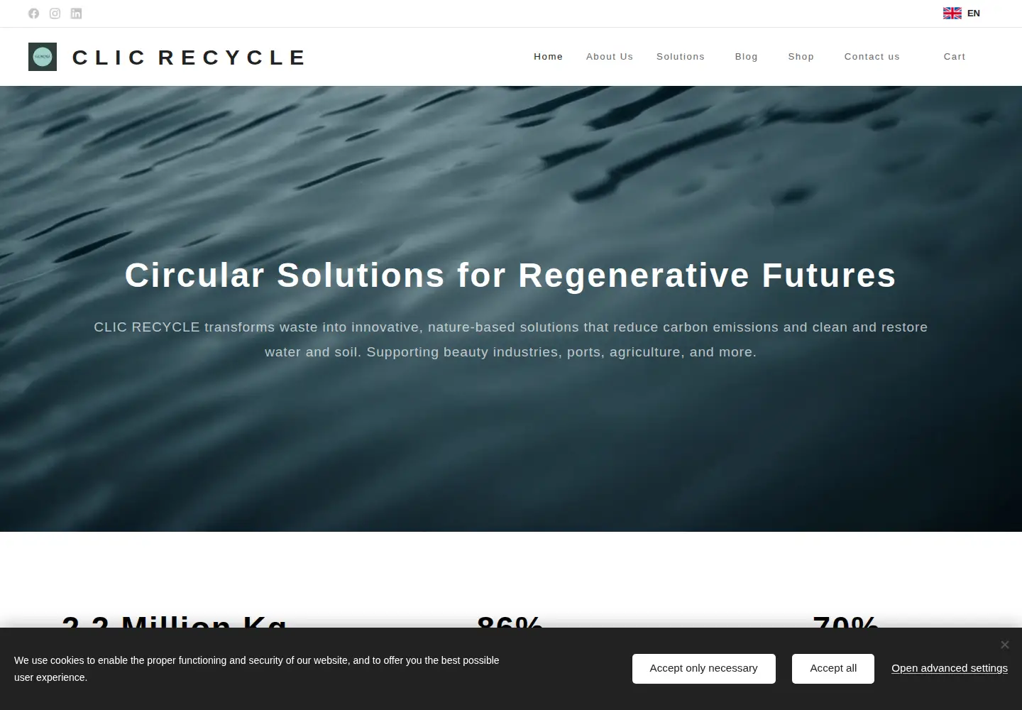 Screenshot of clicrecycle.net