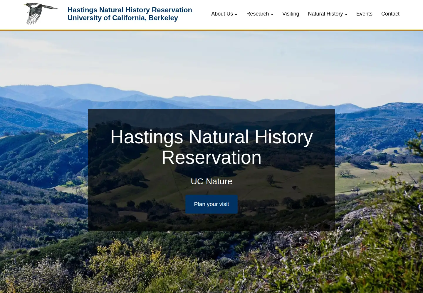 Screenshot of hastingsreserve.org