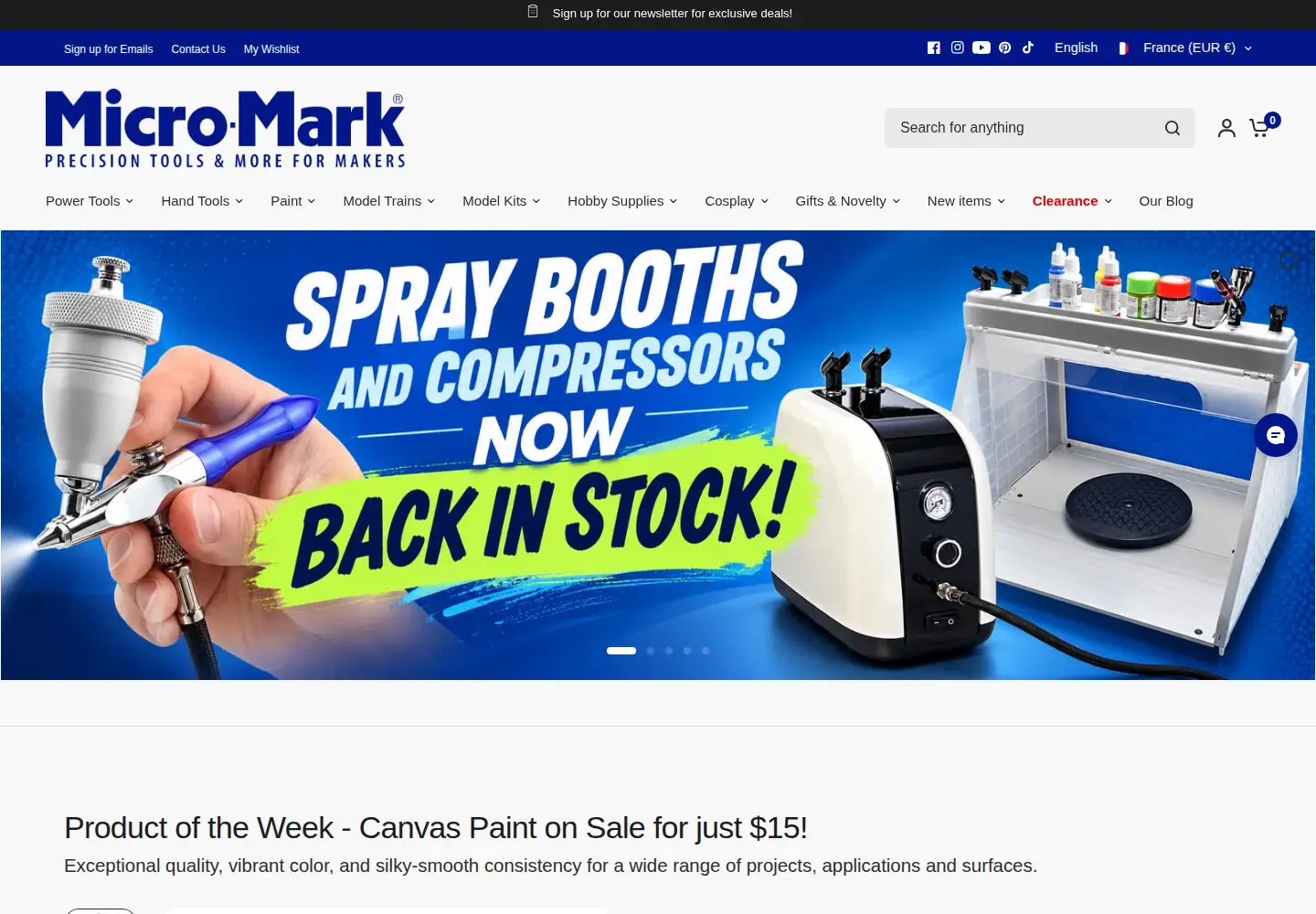 Screenshot of micromark.com