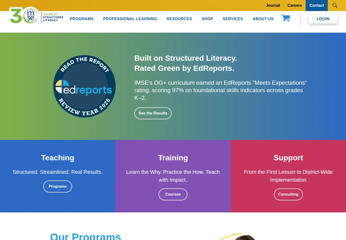 Screenshot of imse.com