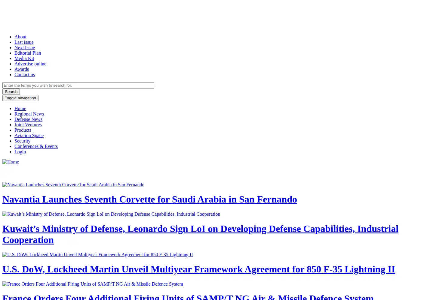 Captured homepage of defaiya.com in the current scan