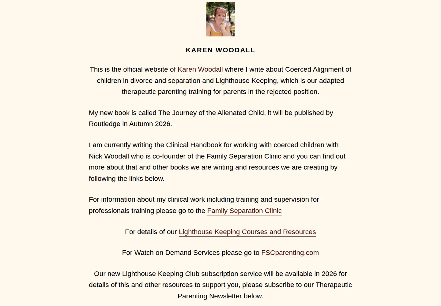 Screenshot of karenwoodall.blog