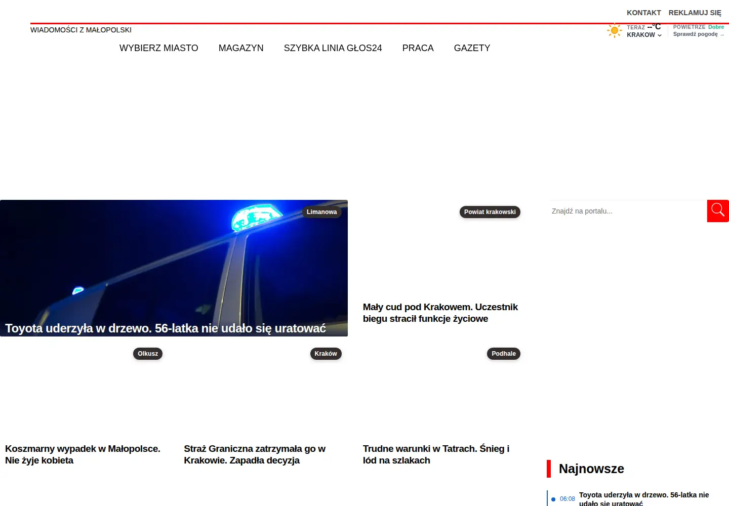 Screenshot of glos24.pl