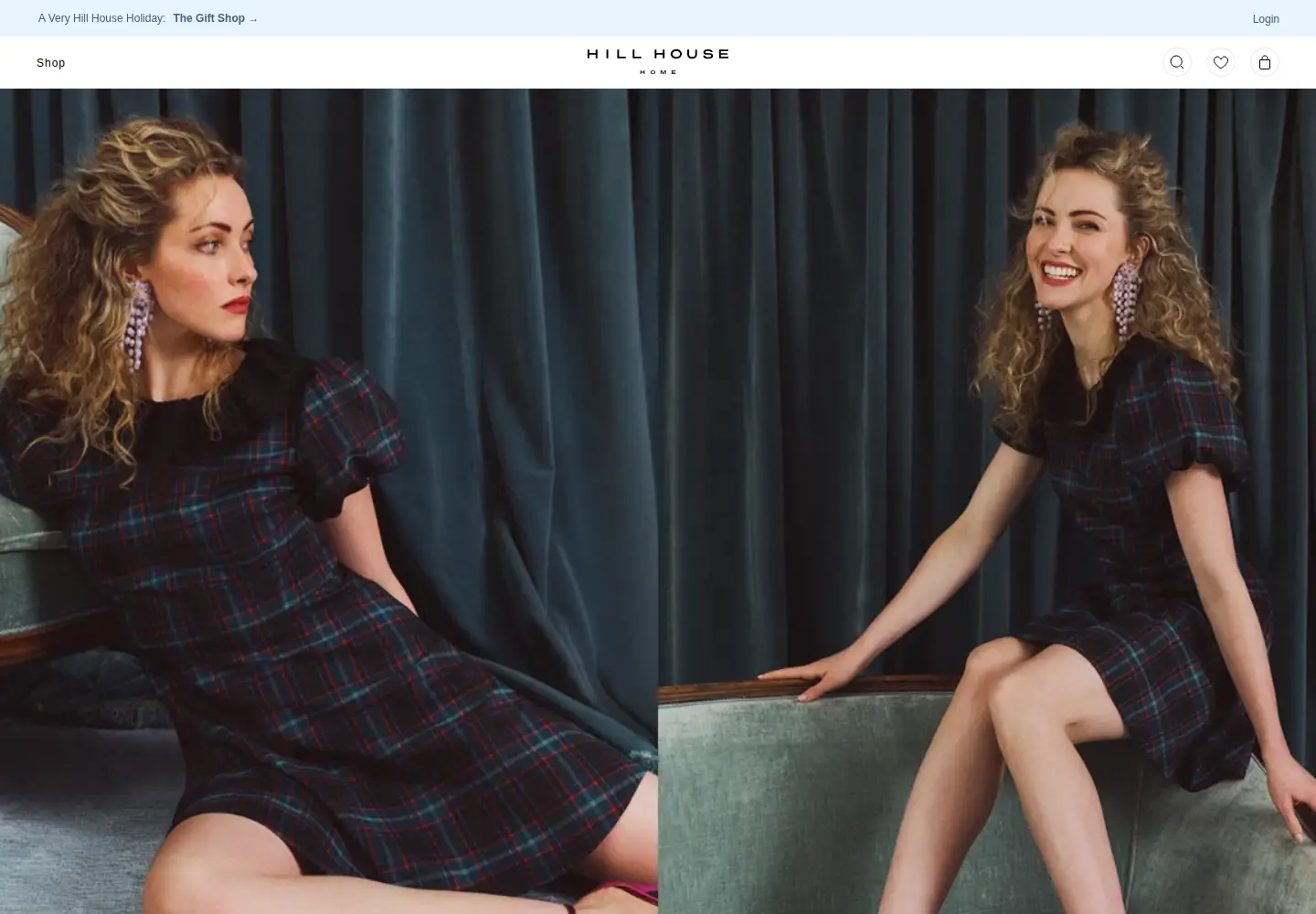Captured homepage of hillhousehome.com in the current scan