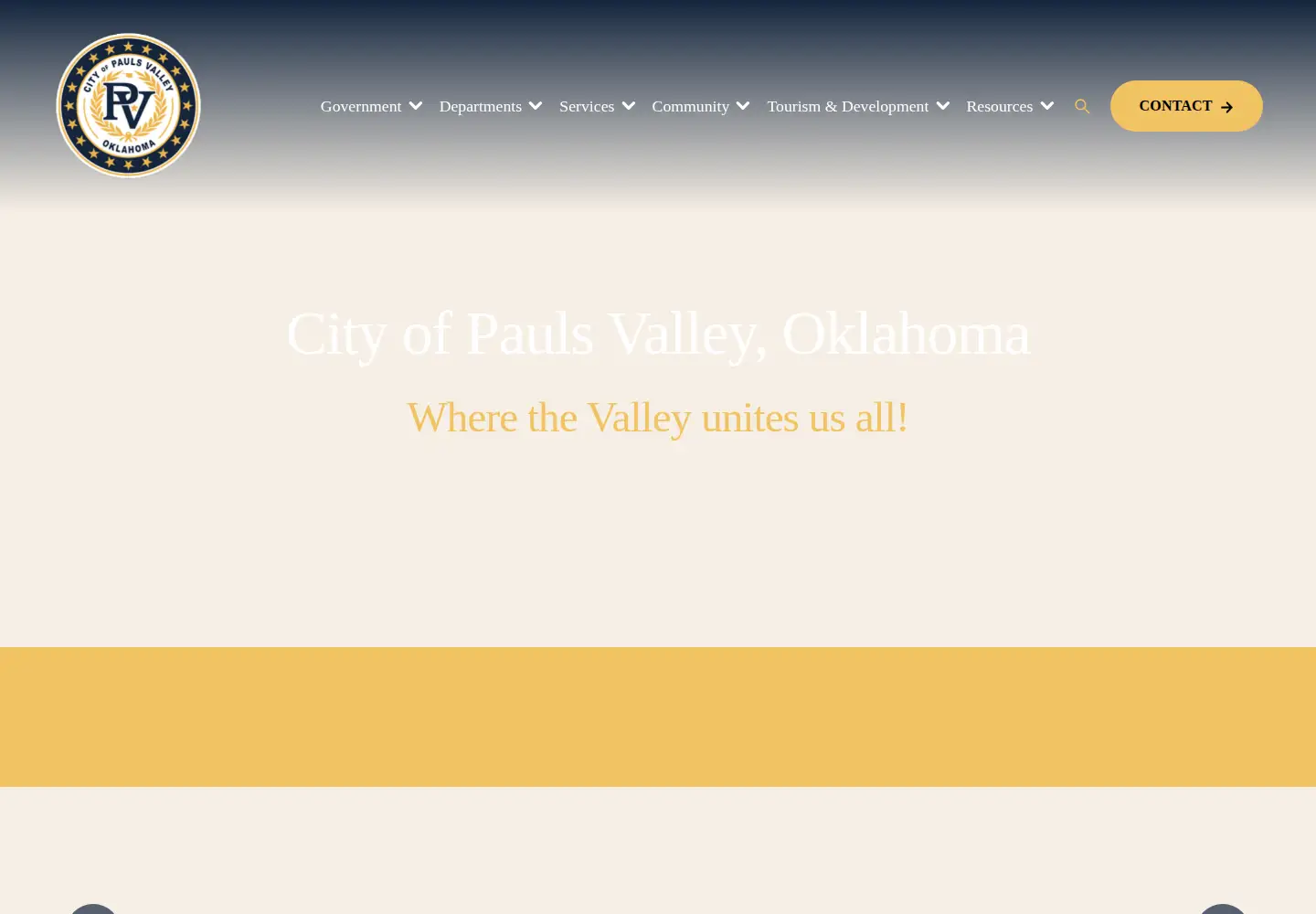 Screenshot of paulsvalley.com