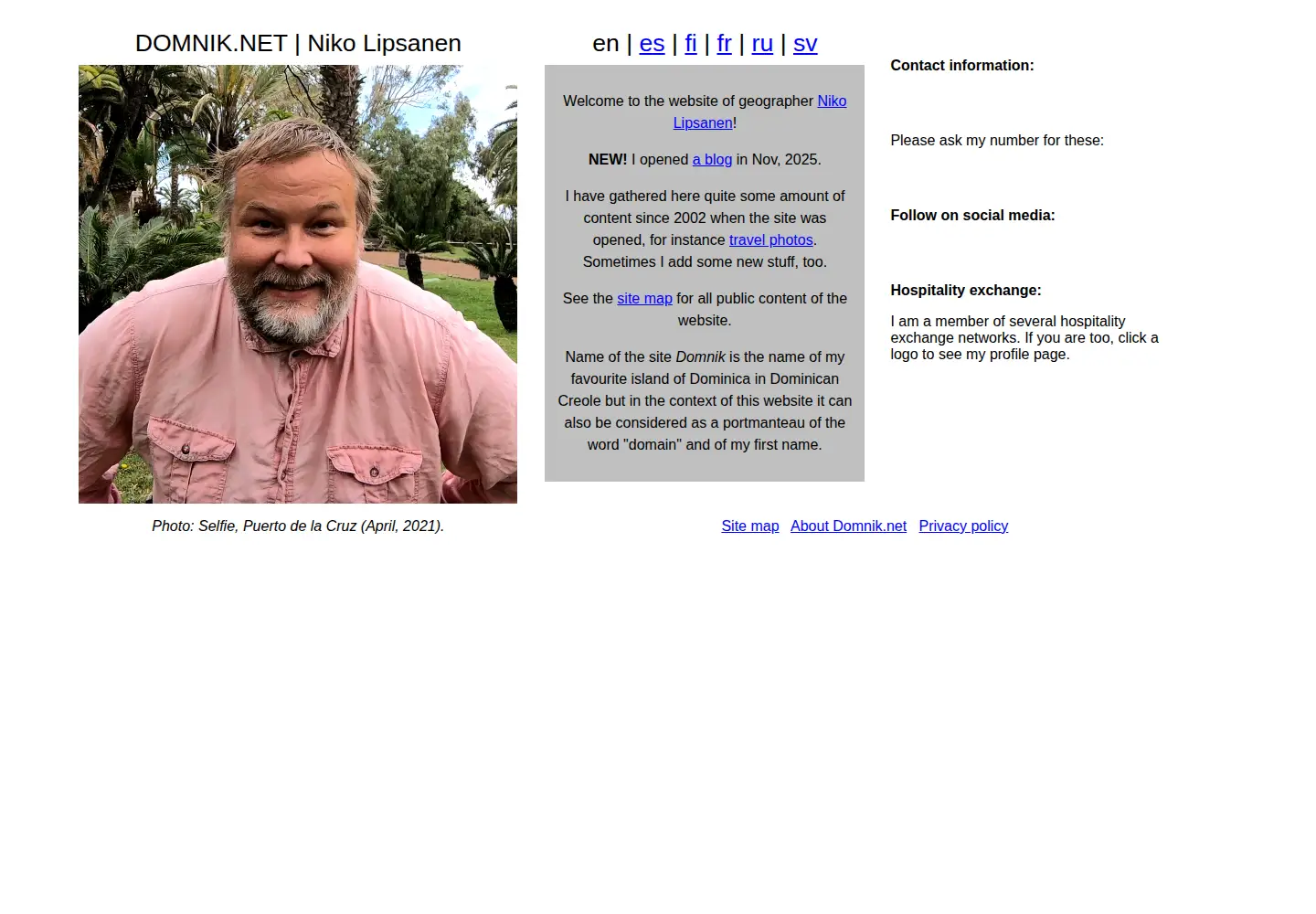 Screenshot of domnik.net