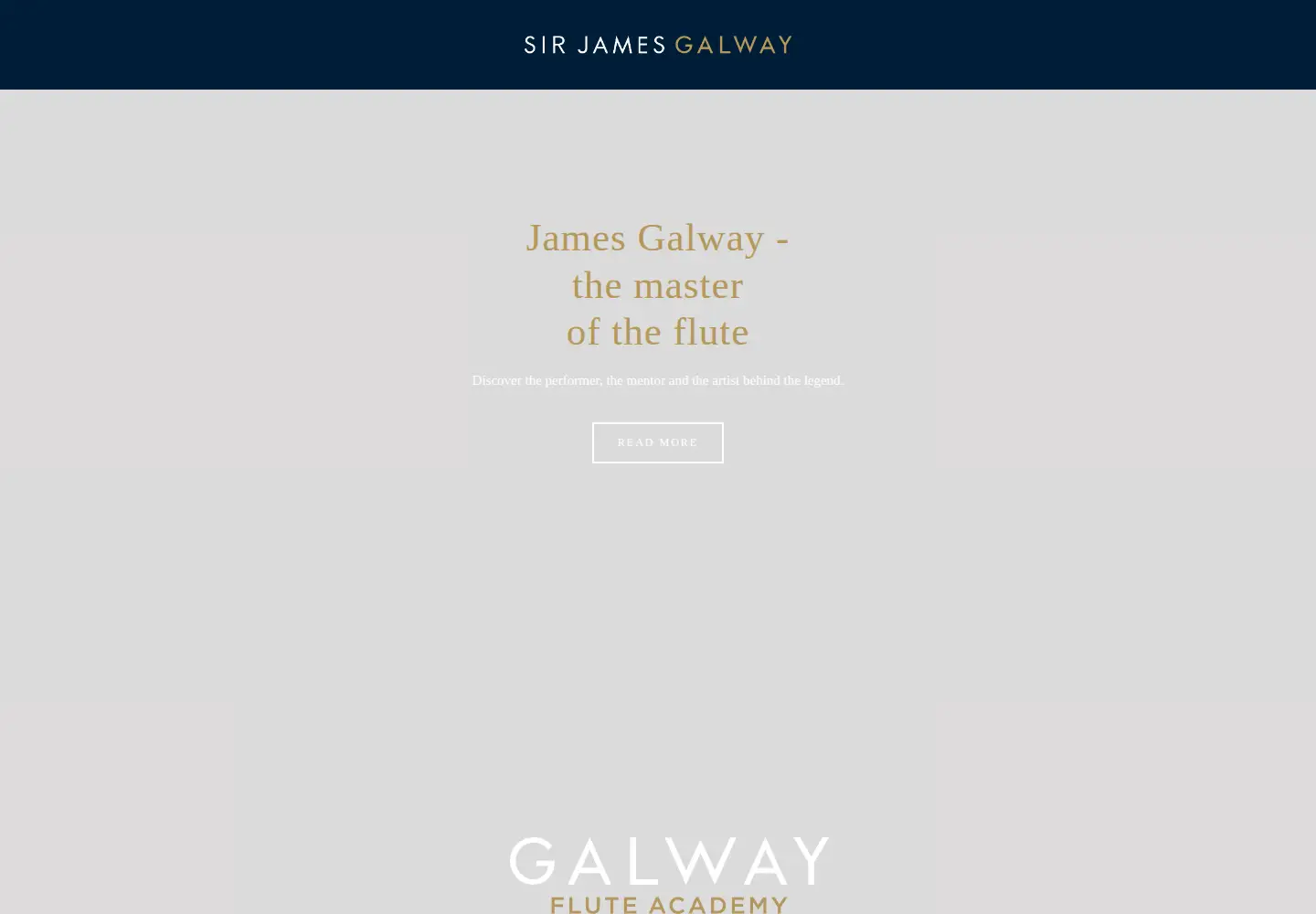 Screenshot of jamesgalway.com