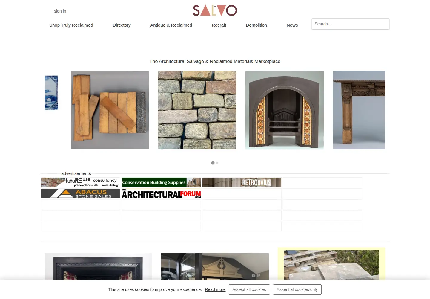 Screenshot of salvoweb.com