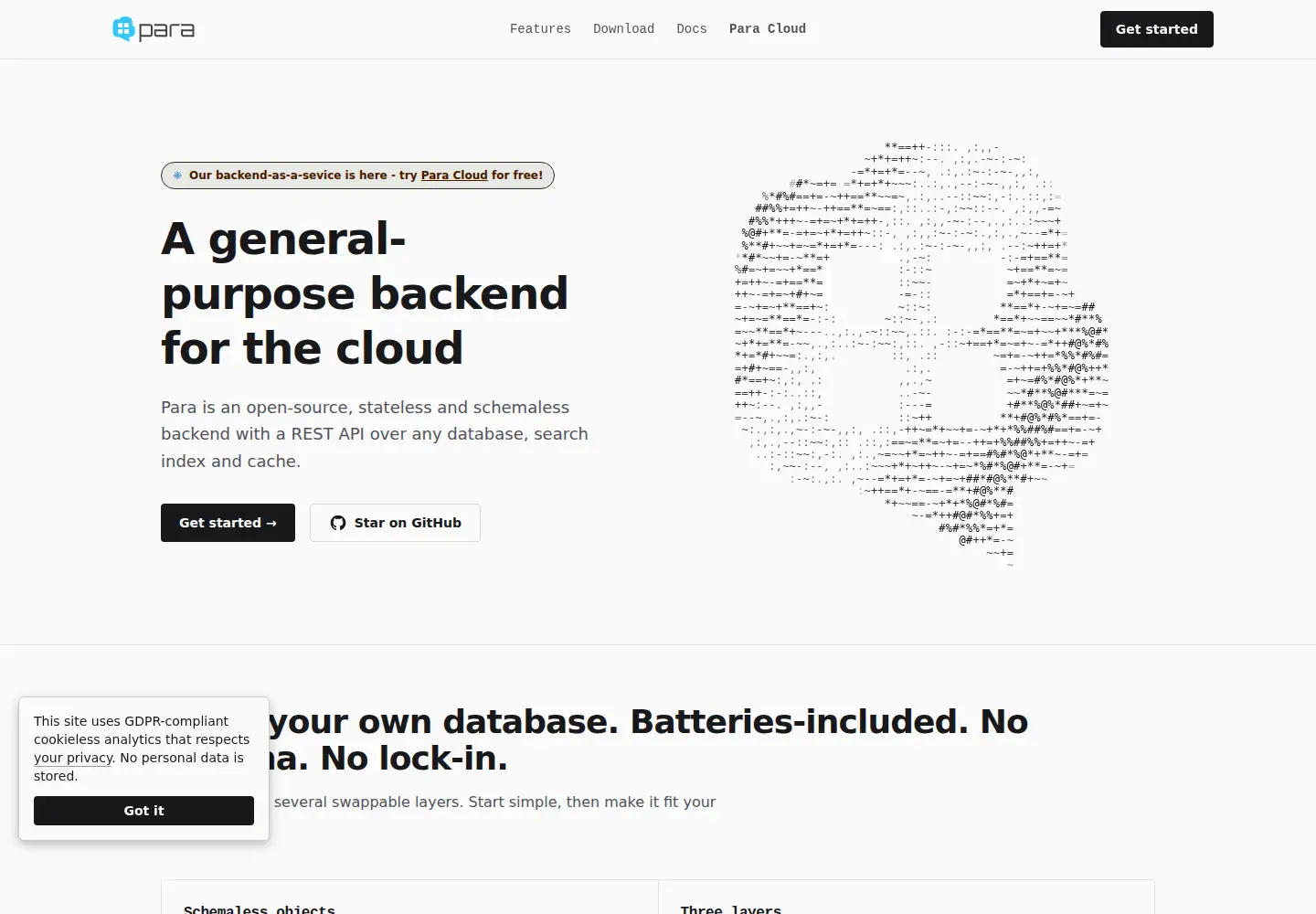 Screenshot of paraio.org