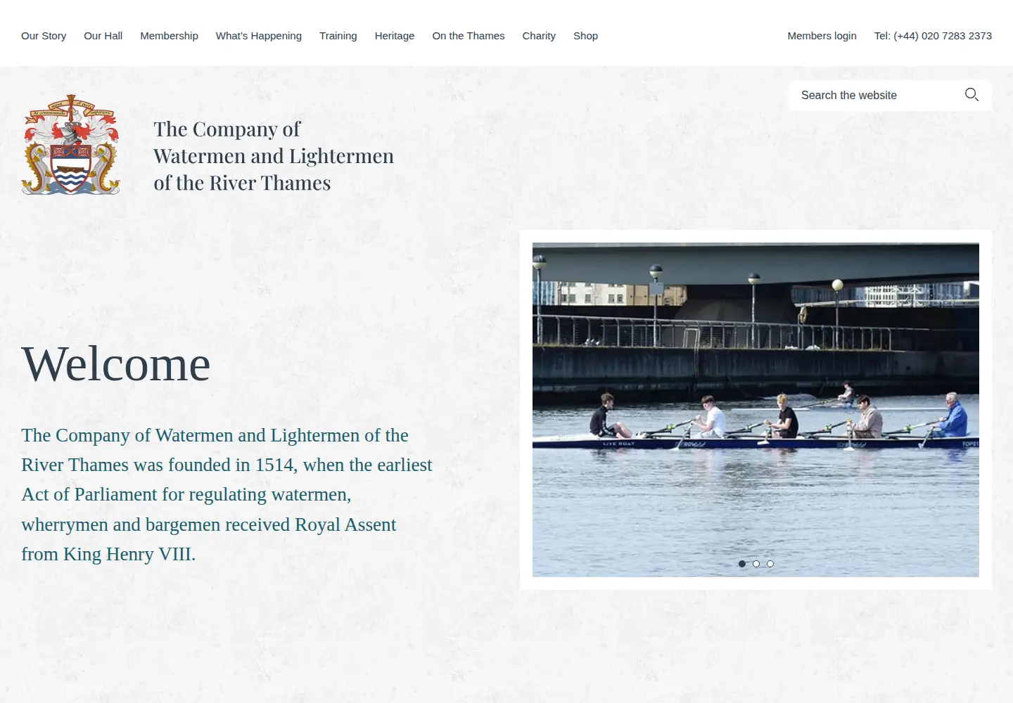 Screenshot of watermenscompany.com