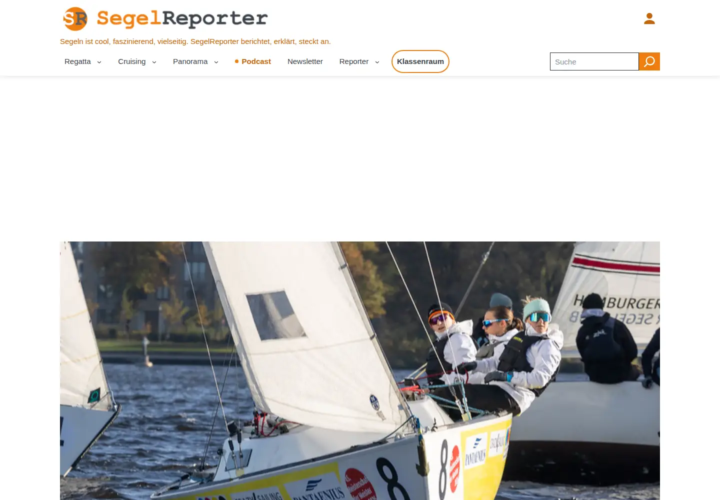 Screenshot of segelreporter.com
